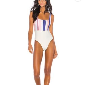 Fun striped one piece